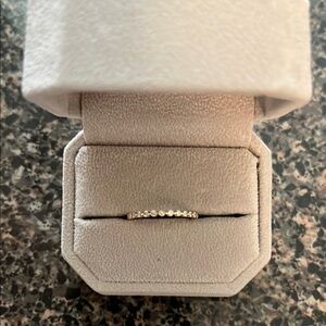 Elegant Gold and Silver Diamond Ring